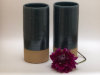 Thumbnail: Market Vase
Color: Blue, Green 
Size: 3.25” x 3.25” x 7.5”
$35.00 each.