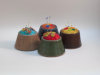 Thumbnail: Pin Cushion 
          Color: Green, Blue, Oatmeal, Rust
          Size: 3&rdquo; x 3&rdquo; x 2&rdquo; 
          $15.00 each.